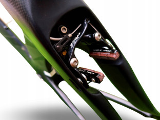 RAMA ROWEROWA AERO TRIATHLON TT FUJI D6 52CM BLACK ON BLACK Di2