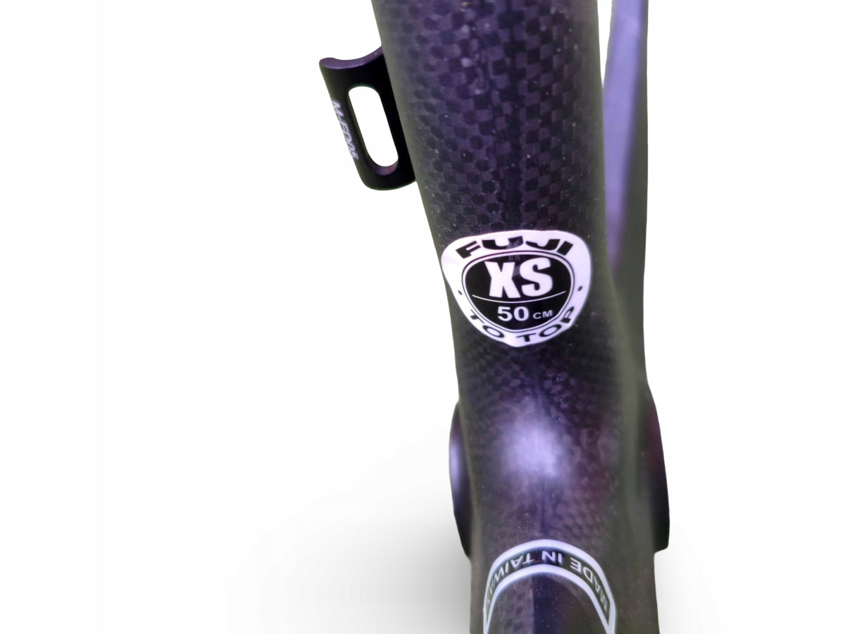 RAMA ROWEROWA AERO TRIATHLON TT FUJI D6 50CM BLACK ON BLACK Di2