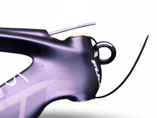 RAMA ROWEROWA AERO TRIATHLON TT FUJI D6 52CM BLACK ON BLACK Di2