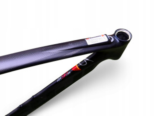 RAMA ROWEROWA AERO TRIATHLON TT FUJI D6 50CM BLACK ON BLACK Di2