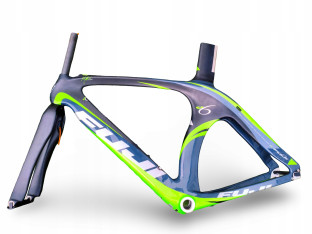 RAMA ROWEROWA AERO TRIATHLON TT FUJI D6 1.0 RH ROZMIAR 56CM + HAMULCE