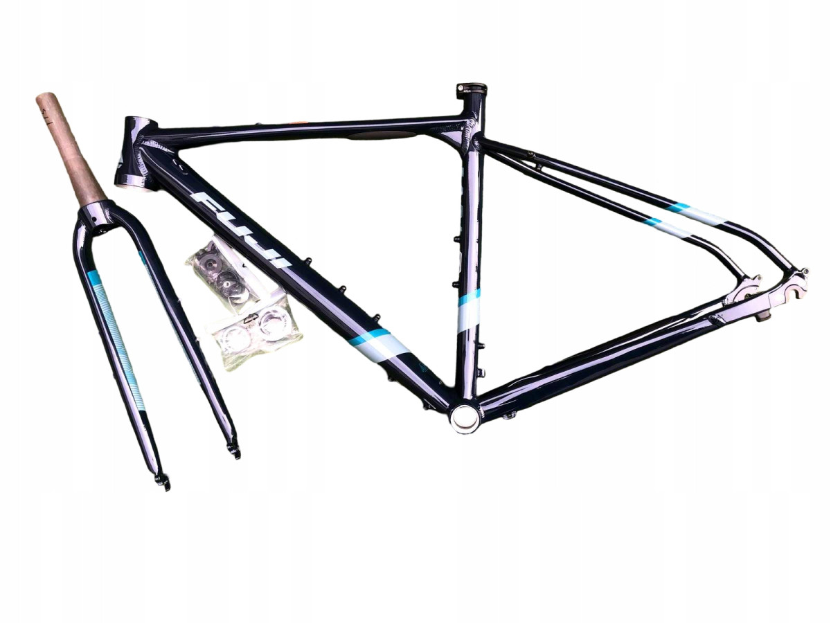 RAMA ROWEROWA GRAVEL SZOSOWA Z WIDELCEM CR-MO FUJI JARI 2.3 ROZM.60CM