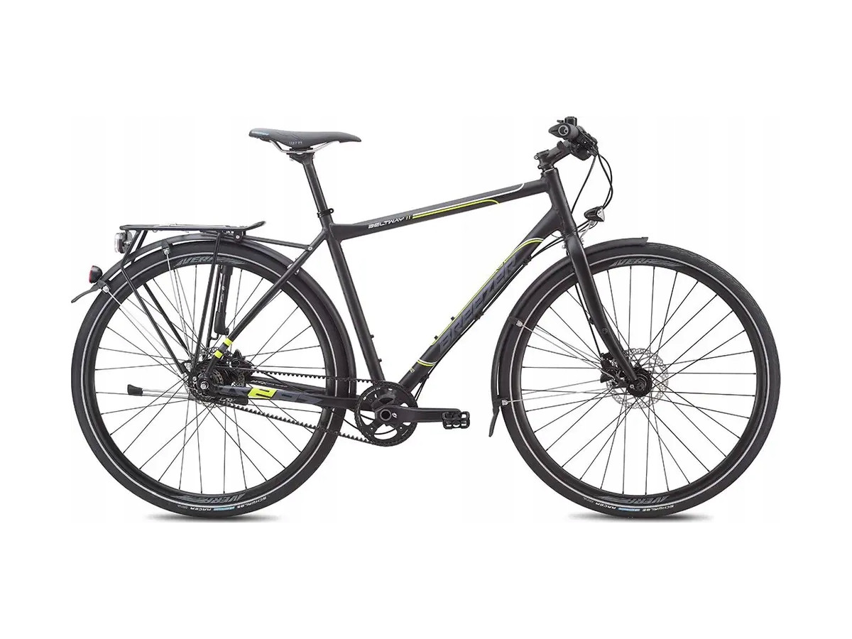 RAMA ROWEROWA MIEJSKA TREKKING BREEZER BELTWAY 11 56CM PASEK GATES