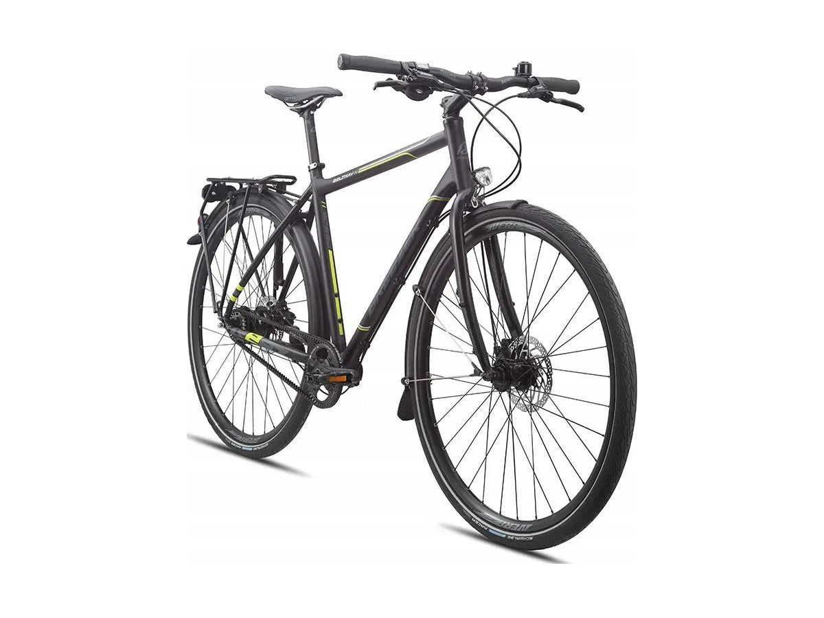 RAMA ROWEROWA MIEJSKA TREKKING BREEZER BELTWAY 11 56CM PASEK GATES