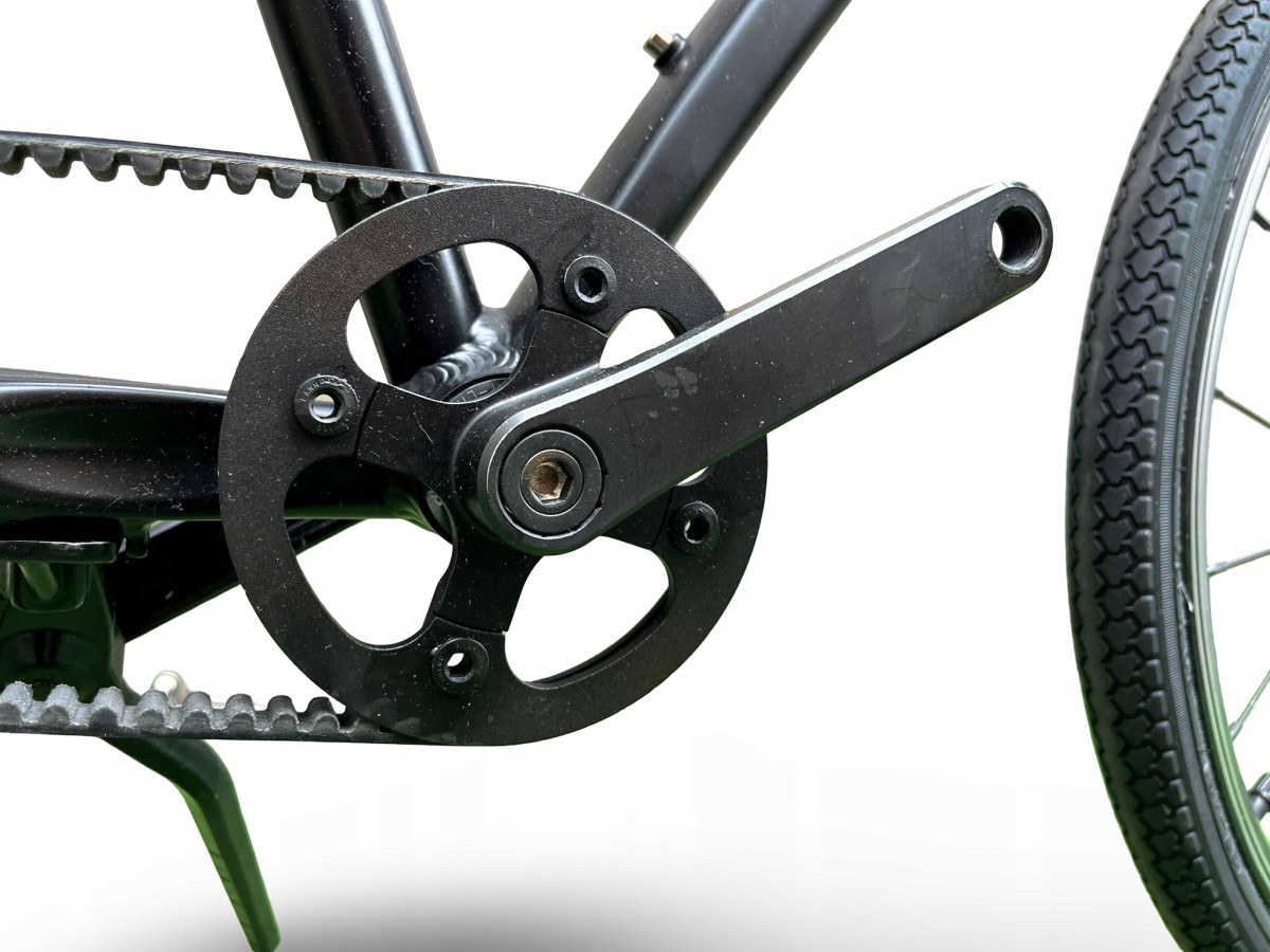 ROWER DZIECIĘCY JUNIOR BIKES KOŁA 20CALI ELEMENTY KARBONOWE NAPĘD NA PASKU