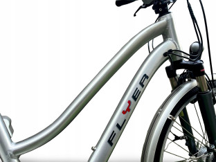 ROWER ELEKTRYCZNY FLYER RAMA 48CM KOŁA 26" NEXUS 8-BIEGOWY PRZEBIEG 1873KM
