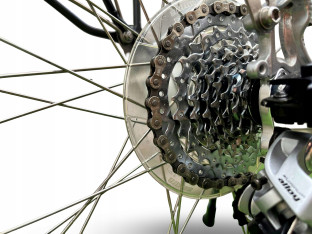 ROWER ELEKTRYCZNY FLYER RAMA 45CM koła 28" SRAM DUAL DRIVE 8S PANASONIC