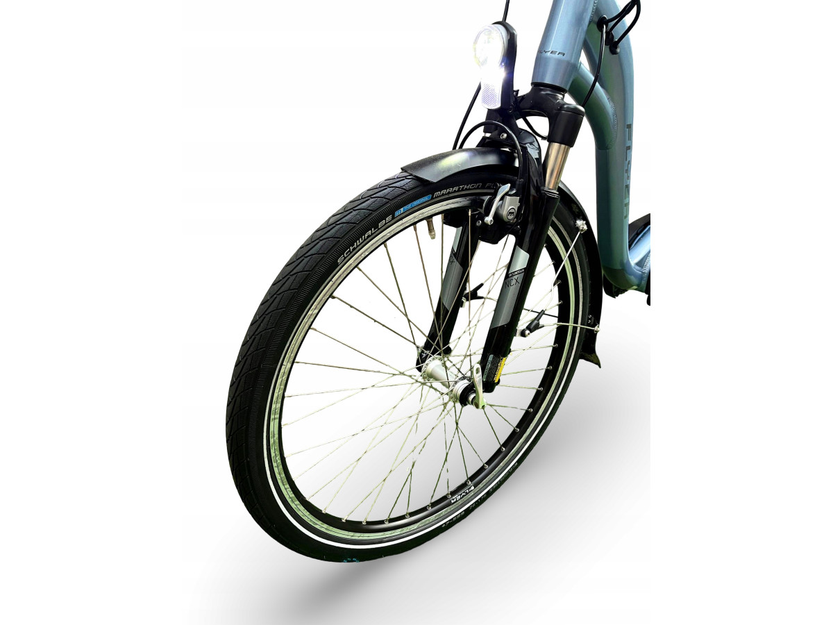 ROWER ELEKTRYCZNY MIEJSKI FLYER RAMA 50CM KOŁA 26" NEXUS 8S PANASONIC 540WH