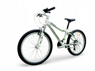 ROWER JUNIORSKI LIMBER ALLIO KOŁA 24" RAMA 14" AMORTYZATOR SHIMANO 3X7