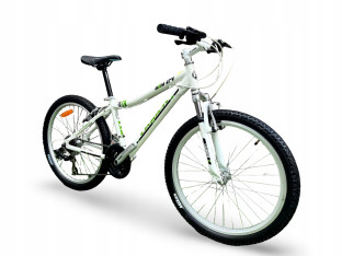 ROWER JUNIORSKI LIMBER ALLIO KOŁA 24" RAMA 14" AMORTYZATOR SHIMANO 3X7