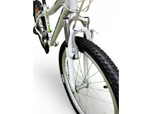 ROWER JUNIORSKI LIMBER ALLIO KOŁA 24" RAMA 14" AMORTYZATOR SHIMANO 3X7