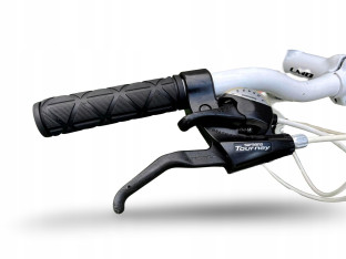 ROWER JUNIORSKI LIMBER ALLIO KOŁA 24" RAMA 14" AMORTYZATOR SHIMANO 3X7