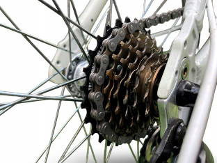 ROWER JUNIORSKI LIMBER ALLIO KOŁA 24" RAMA 14" AMORTYZATOR SHIMANO 3X7