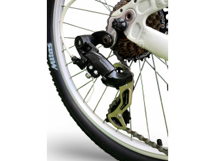 ROWER JUNIORSKI LIMBER ALLIO KOŁA 24" RAMA 14" AMORTYZATOR SHIMANO 3X7