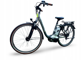 ROWER ELEKTRYCZNY MIEJSKI RALEIGH DOVER RAMA 46CM KOŁA 28" SHIMANO NEXUS