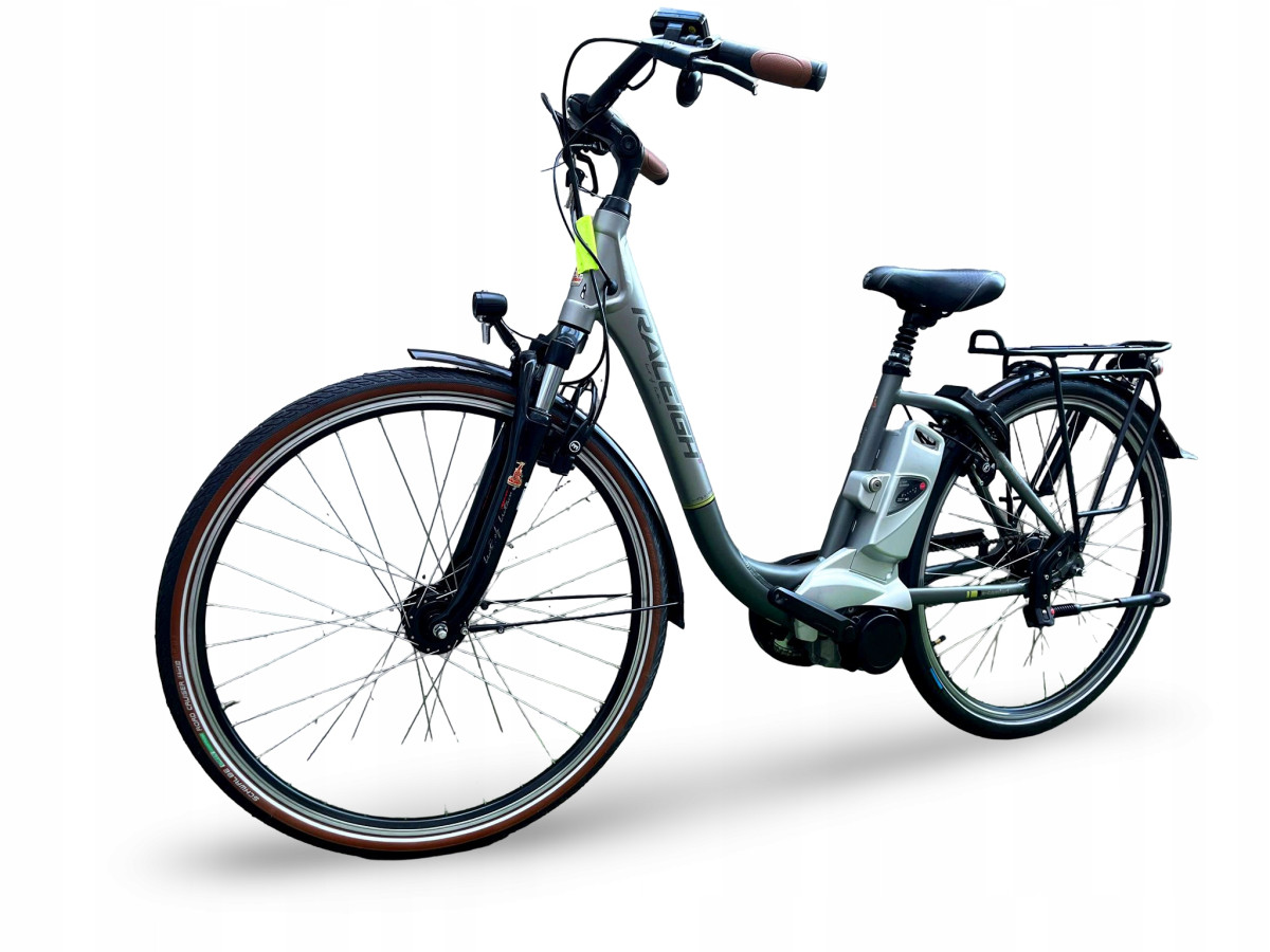 ROWER ELEKTRYCZNY MIEJSKI RALEIGH DOVER RAMA 46CM KOŁA 28" SHIMANO NEXUS