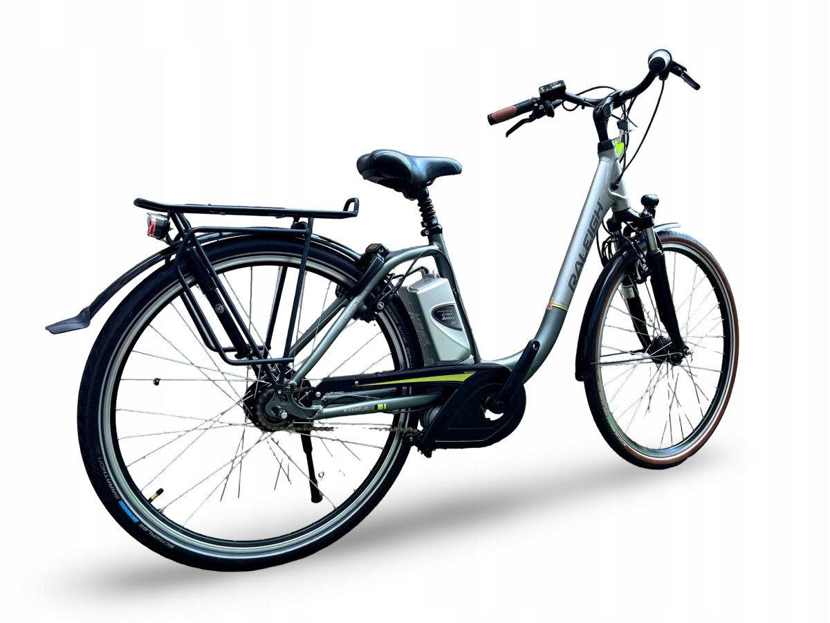 ROWER ELEKTRYCZNY MIEJSKI RALEIGH DOVER RAMA 46CM KOŁA 28" SHIMANO NEXUS