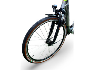 ROWER ELEKTRYCZNY MIEJSKI RALEIGH DOVER RAMA 46CM KOŁA 28" SHIMANO NEXUS