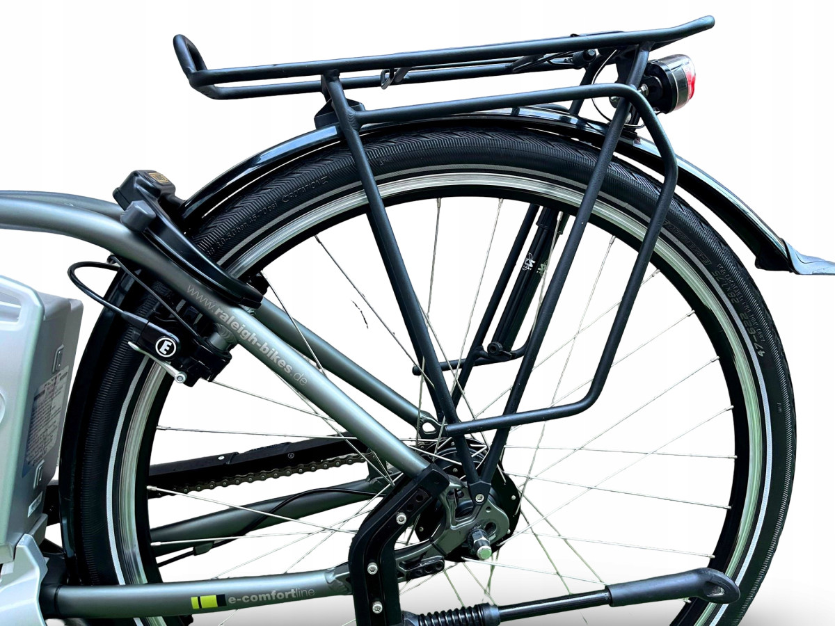 ROWER ELEKTRYCZNY MIEJSKI RALEIGH DOVER RAMA 46CM KOŁA 28" SHIMANO NEXUS