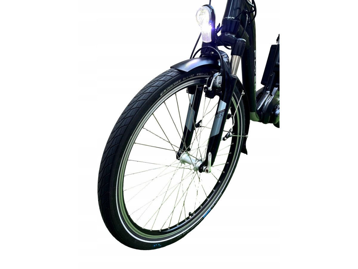 ROWER ELEKTRYCZNY FLYER ROZMIAR 46CM KOŁA 26" NEXUS 8S PANASONIC 540WH