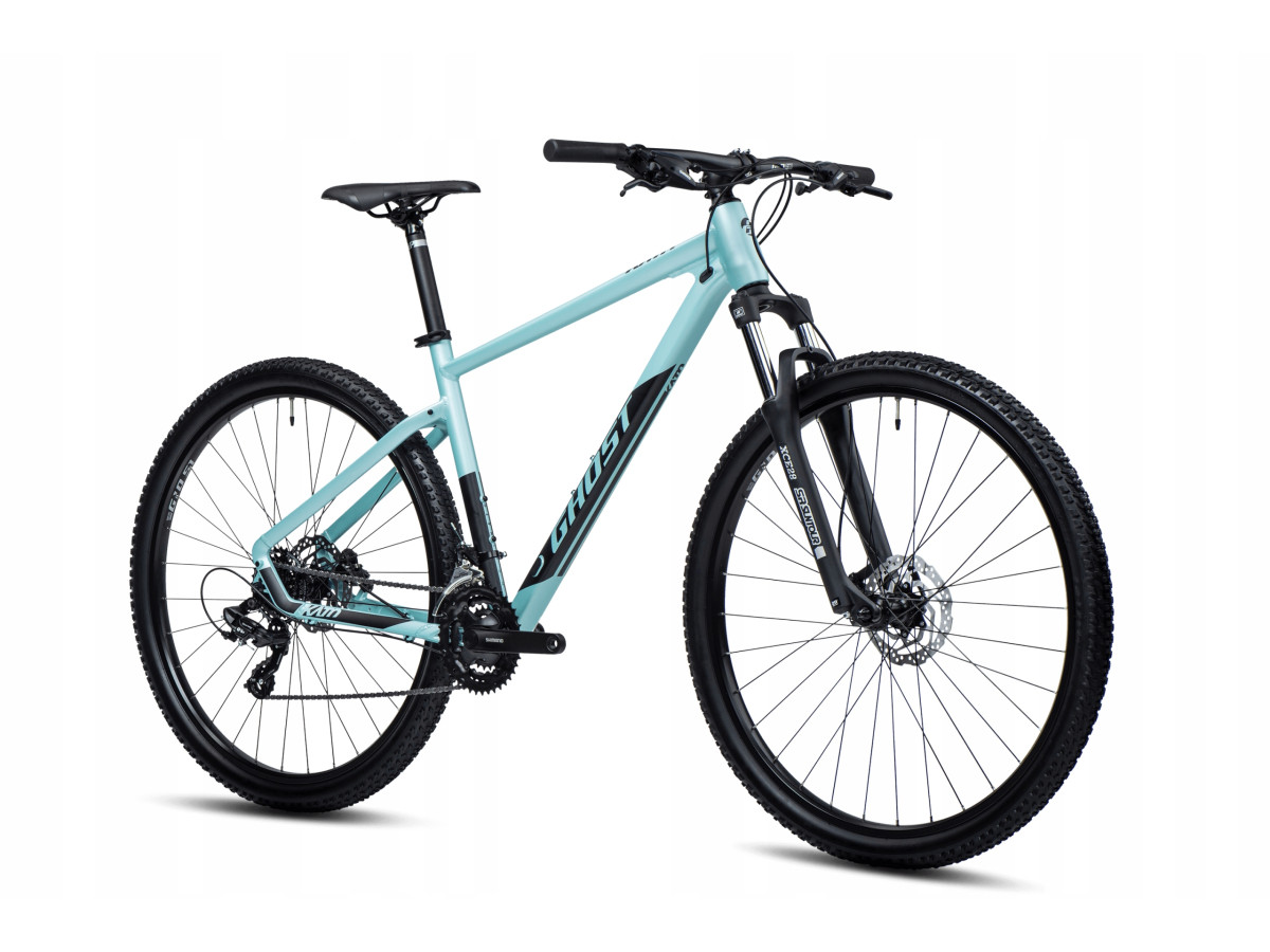 ROWER GÓRSKI MTB GHOST KATO RAMA S KOŁA 27,5" HYDRAULIKA SHIMANO MINT/BLACK