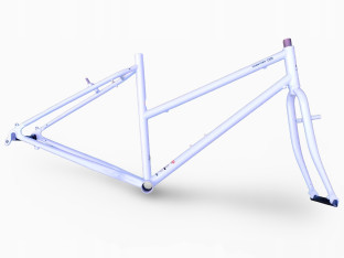 RAMA ROWEROWA STALOWA CR-MO BREEZER DOWNTOWN EX ST 46CM LIGHT GRAY/BLACK