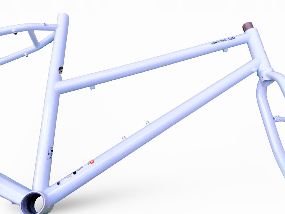 RAMA ROWEROWA STALOWA CR-MO BREEZER DOWNTOWN EX ST 46CM LIGHT GRAY/BLACK