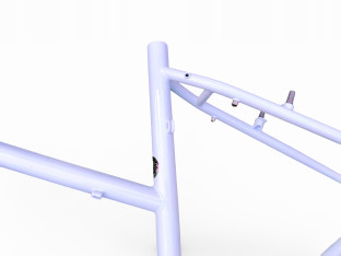 RAMA ROWEROWA STALOWA CR-MO BREEZER DOWNTOWN EX ST 46CM LIGHT GRAY/BLACK