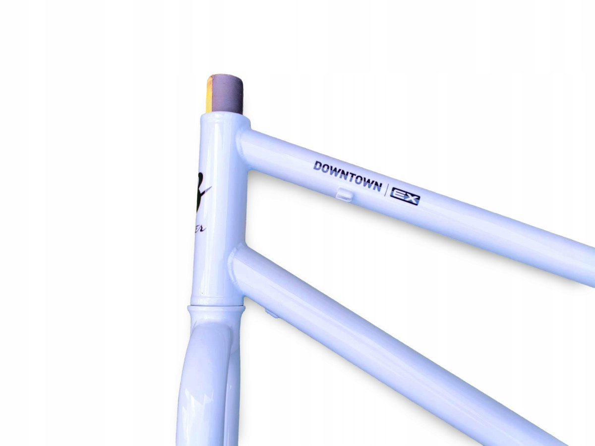 RAMA ROWEROWA STALOWA CR-MO BREEZER DOWNTOWN EX ST 46CM LIGHT GRAY/BLACK