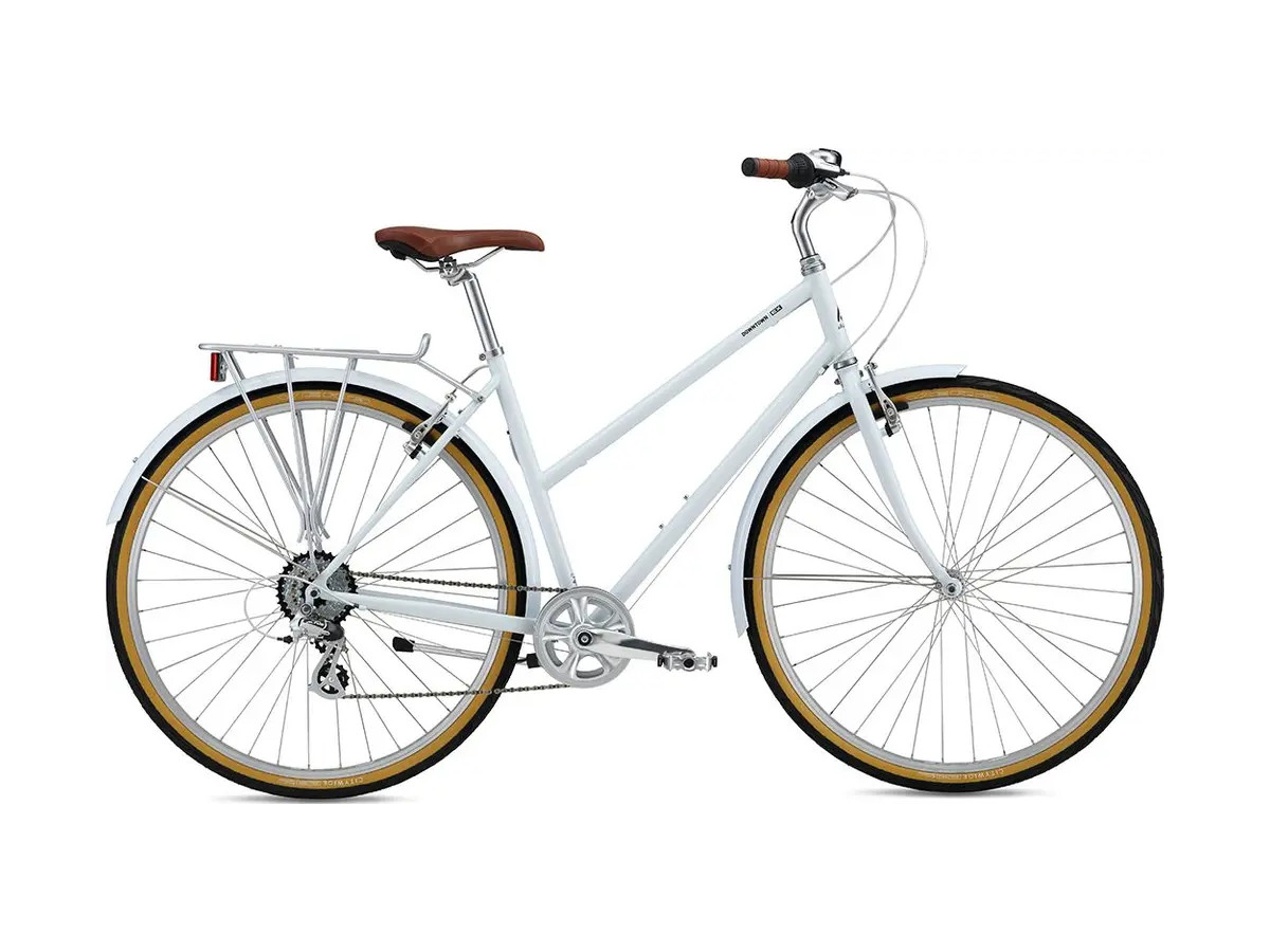 RAMA ROWEROWA STALOWA CR-MO BREEZER DOWNTOWN EX ST 46CM LIGHT GRAY/BLACK