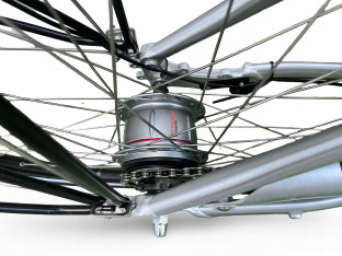 ROWER ELEKTRYCZNY FLYER T-SERIE RAMA 46CM SHIMANO NEXUS 8 PANASONIC 648WH