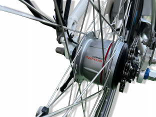 ROWER ELEKTRYCZNY FLYER T-SERIES RAMA 50CM SHIMANO NEXUS 8 PANASONIC 555WH