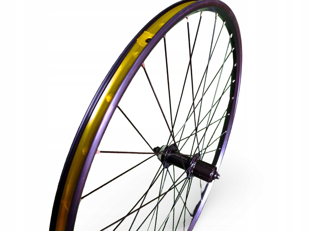 KOŁO ROWEROWE TYLNE MTB FUJI 27,5" 32H PIASTA SHIMANO TARCZA CENTERLOCK QR9