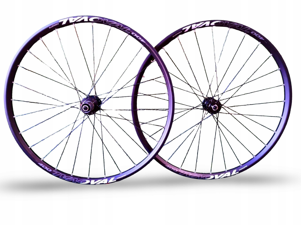 KOŁA ROWEROWE KOMPLET OVAL 400 27,5" ETRTO 584-23 OSIE QR CENTERLOCK