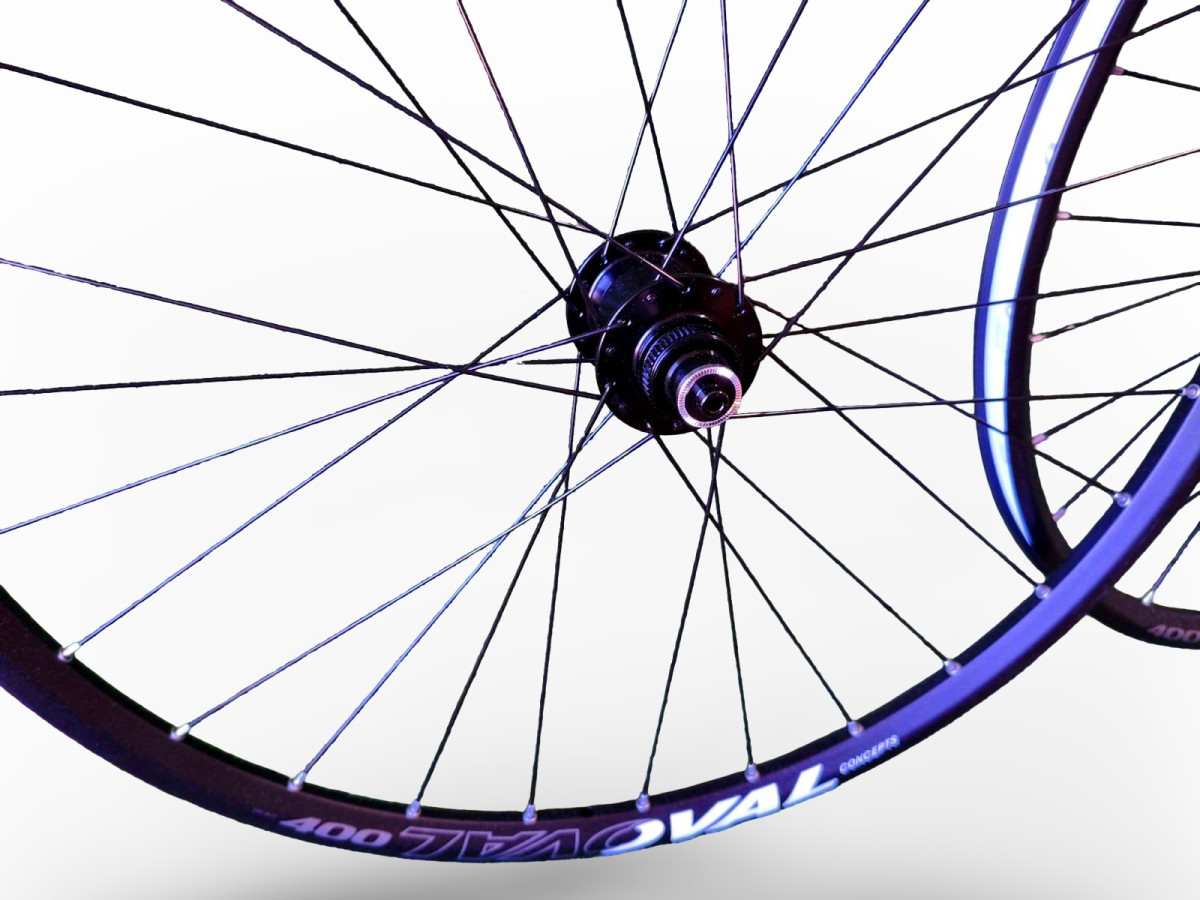 KOŁA ROWEROWE KOMPLET OVAL 400 27,5" ETRTO 584-23 OSIE QR CENTERLOCK