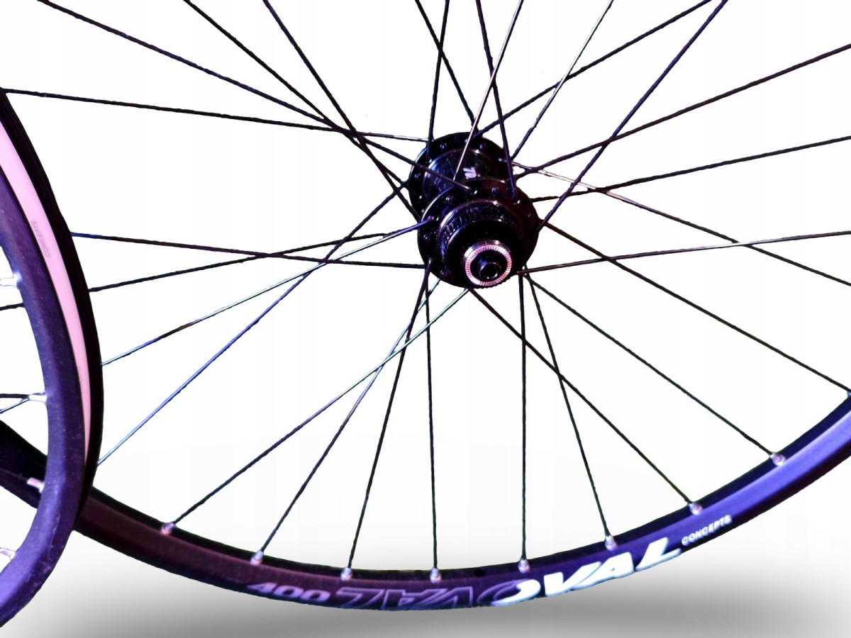KOŁA ROWEROWE KOMPLET OVAL 400 27,5" ETRTO 584-23 OSIE QR CENTERLOCK