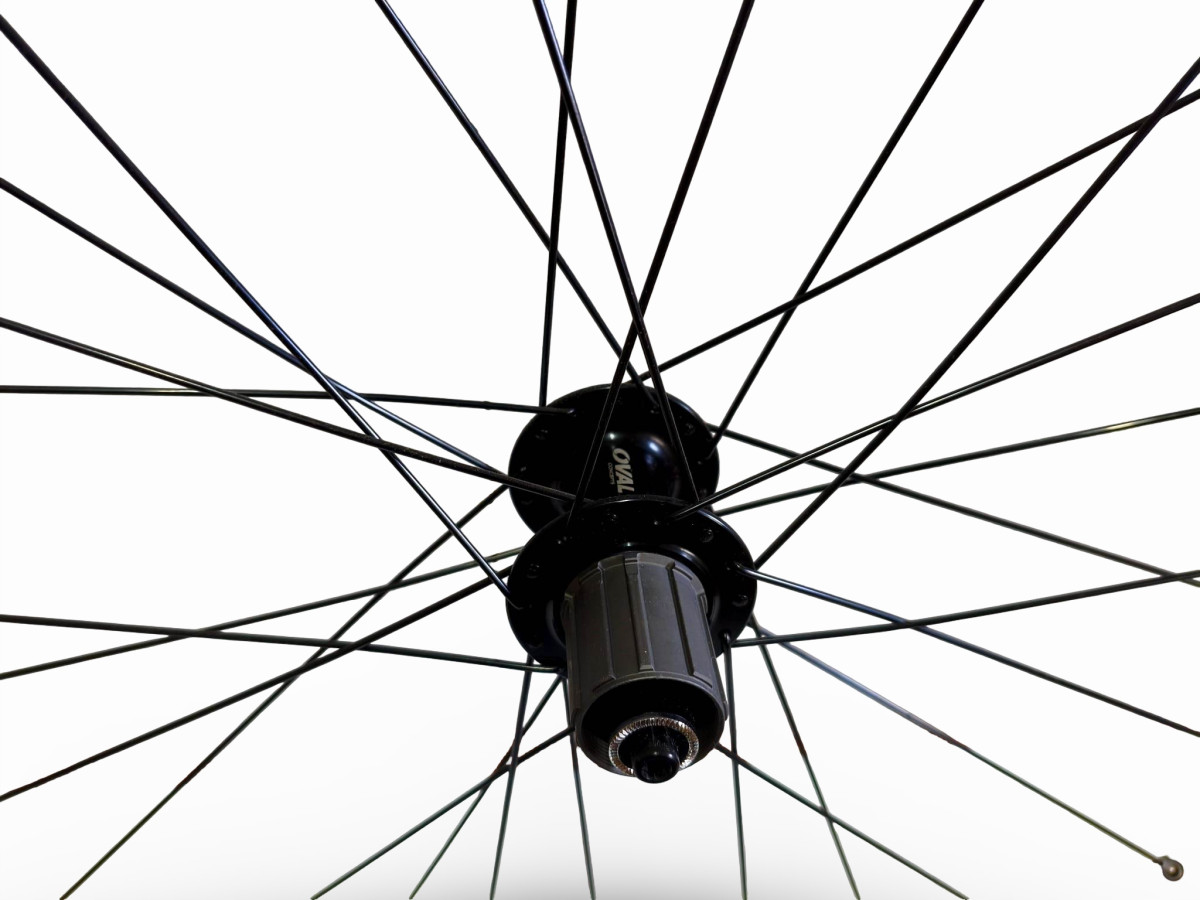 KOŁO ROWEROWE TYLNE OVAL 400 27,5" ETRTO 584-23 QR9 CENTERLOCK SILVER