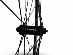 KOŁO ROWEROWE PRZEDNIE OVAL 400 27,5" ETRTO 584-23 QR9 CENTERLOCK SILVER