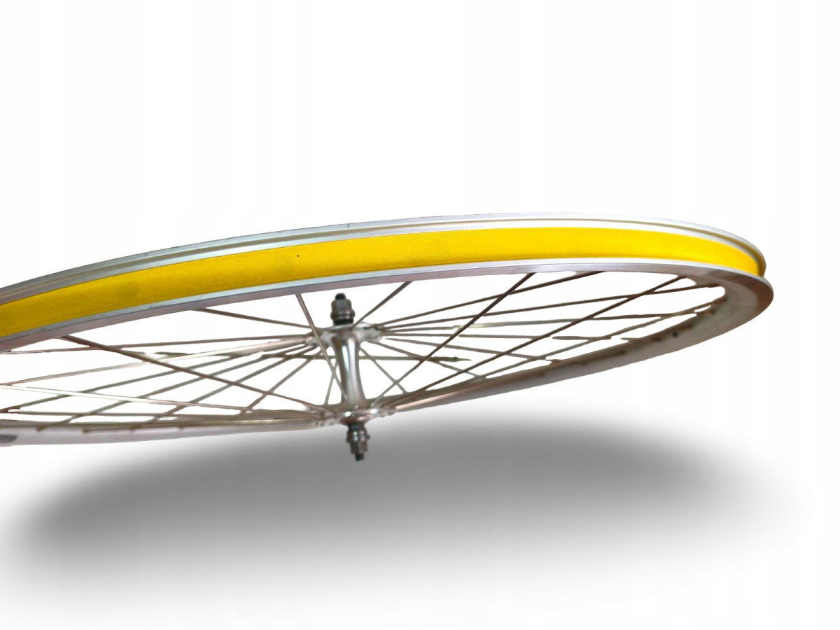 KOŁO ROWEROWE PRZEDNIE FUJI 700C 28" OŚ 10MM V-BRAKE SREBRNE