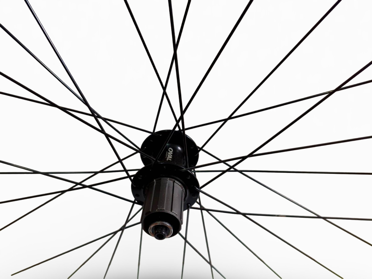 KOŁA ROWEROWE KOMPLET OVAL CONCEPTS 400 29" ETRTO 622-23 QR CENTERLOCK RED