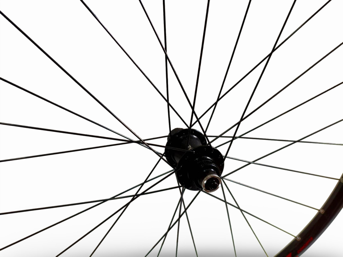 KOŁA ROWEROWE KOMPLET OVAL CONCEPTS 400 29" ETRTO 622-23 QR CENTERLOCK RED