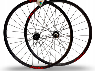 KOŁA ROWEROWE KOMPLET OVAL CONCEPTS 400 29" ETRTO 622-23 QR CENTERLOCK RED