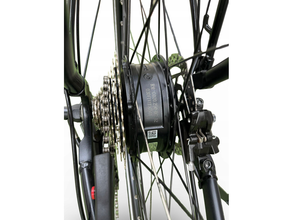 ROWER ELEKTRYCZNY RABENEICK TC-E RAMA 55CM SHIMANO DEORE 10S BAFANG 250W