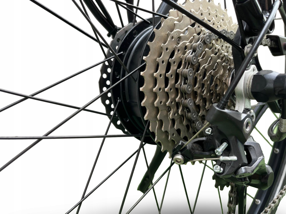 ROWER ELEKTRYCZNY RABENEICK TC-E RAMA 55CM SHIMANO DEORE 10S BAFANG 250W