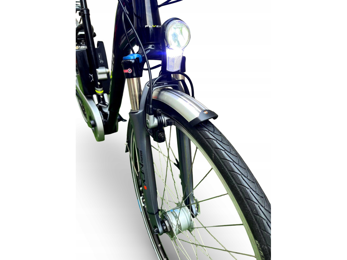 ROWER ELEKTRYCZNY FLYER T-SERIES RAMA 51CM KOŁA 28" NEXUS 8S BATERIA 648WH