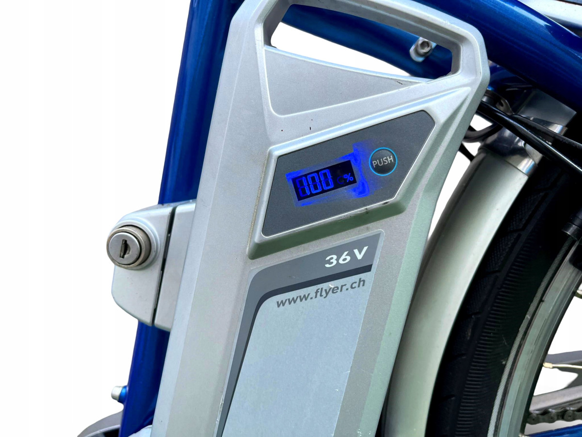 ROWER ELEKTRYCZNY FLYER RAMA 50CM KOŁA 26" SRAM DUALDRIVE 9S BATERIA 555WH