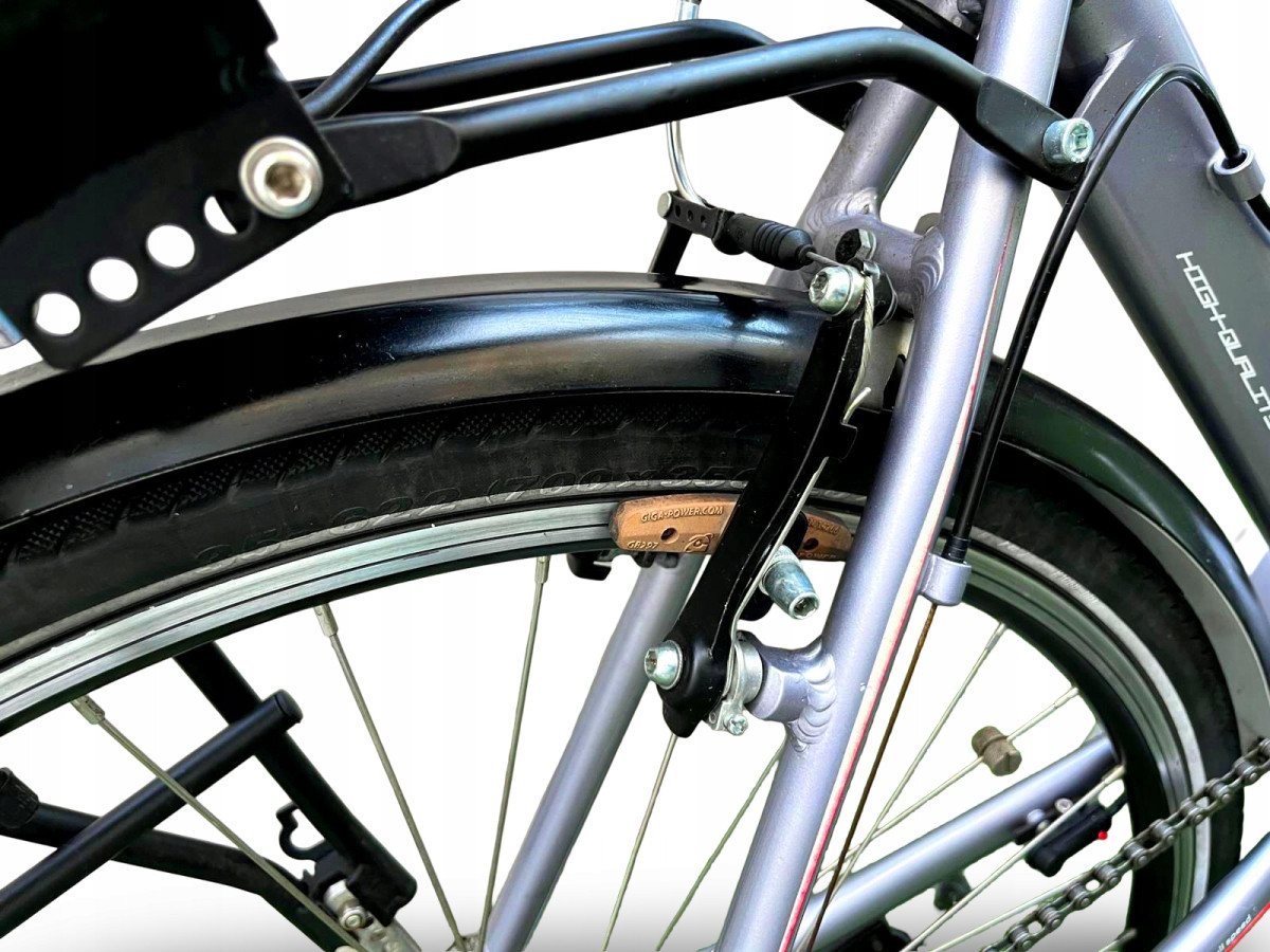 ROWER ELEKTRYCZNY E-TOTEM COMET RAMA 46CM KOŁA 28" PRZEBIEG 480 KM