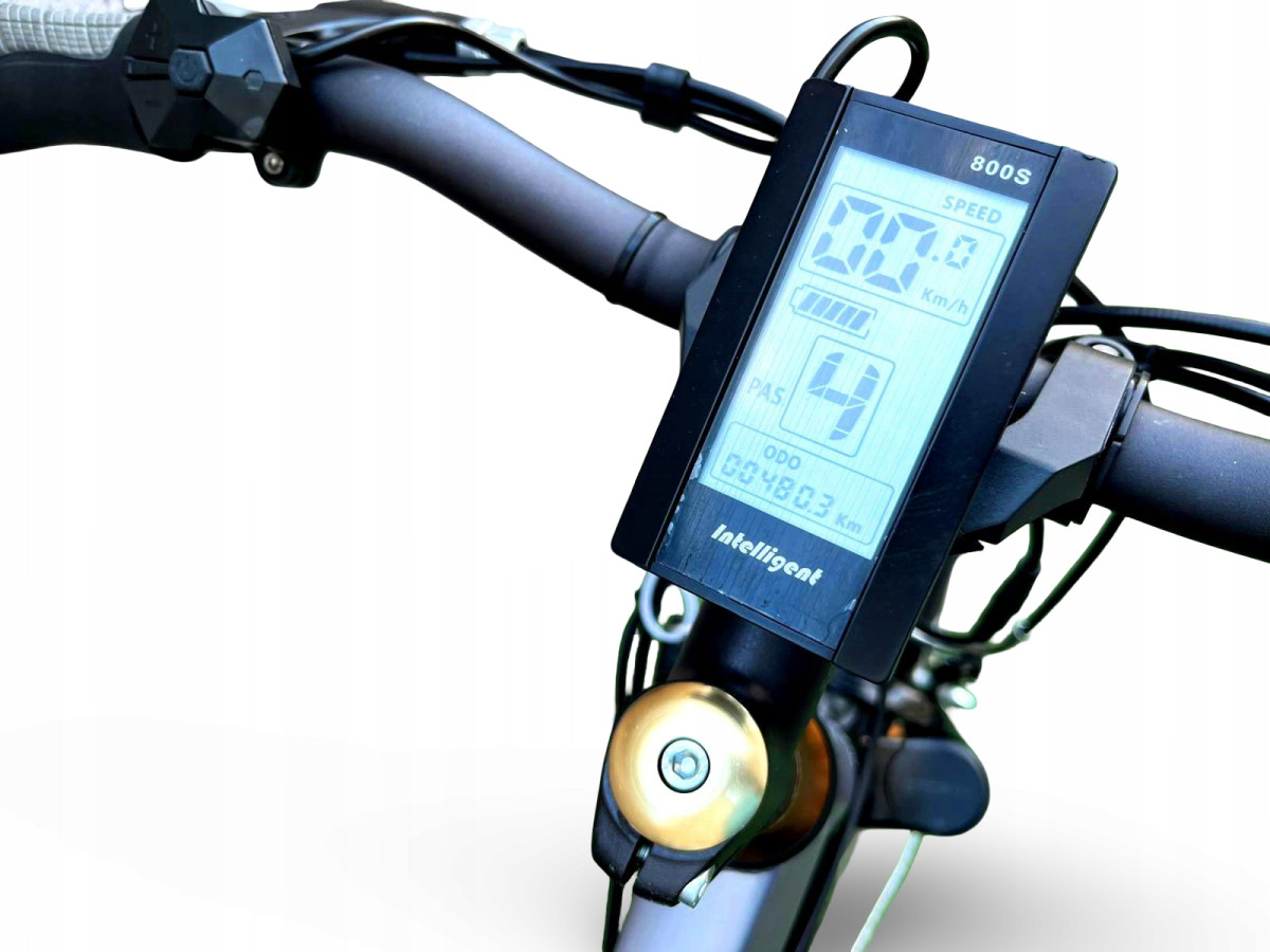 ROWER ELEKTRYCZNY E-TOTEM COMET RAMA 46CM KOŁA 28" PRZEBIEG 480 KM