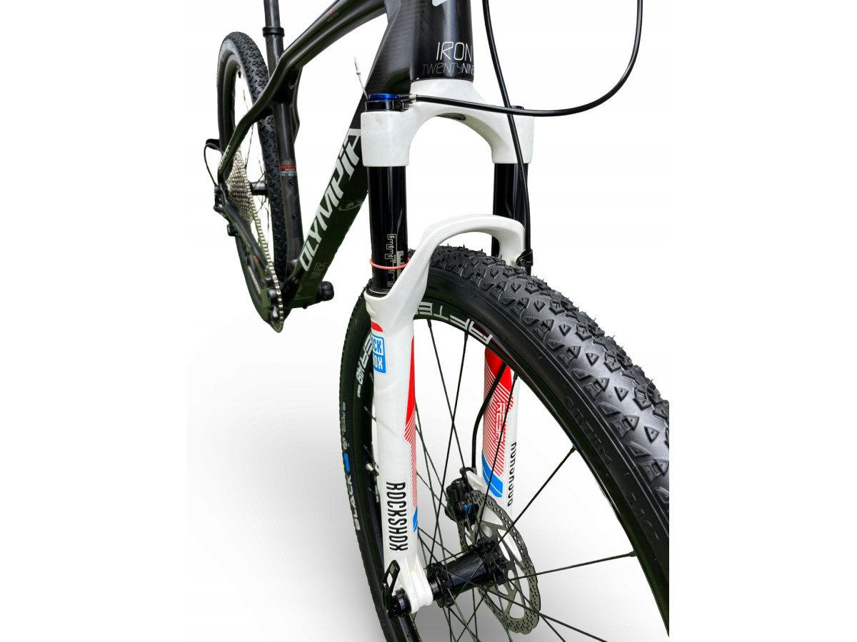 ROWER MTB CARBON OLYMPIA IRON TWENTY NINER ROCK SHOX SHIMANO XT FSA