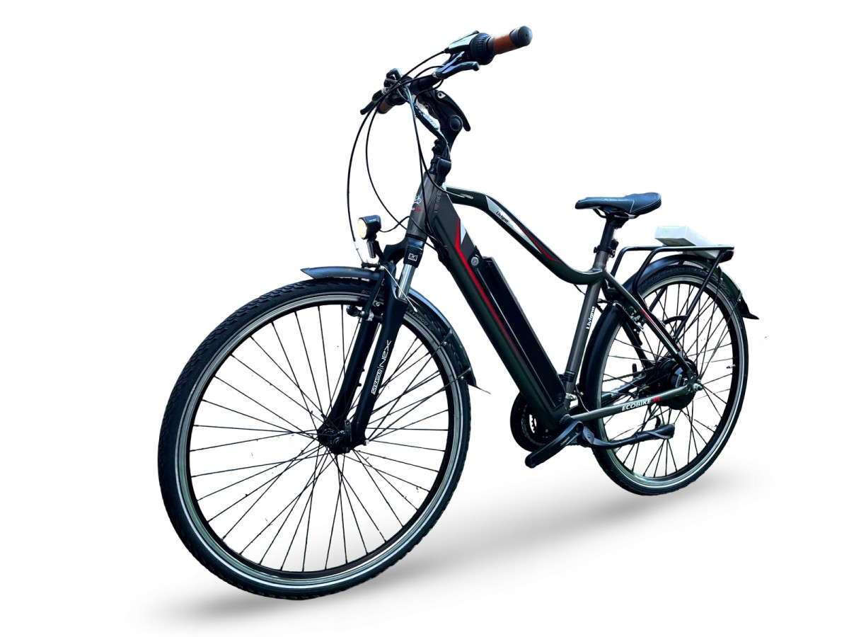 ROWER ELEKTRYCZNY ECOBIKE LIVIGNO RAMA 19" KOŁA 28" SILNIK BAFANG 576WH